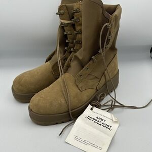 Army Military 798 Hot Weather Combat Boots Mens Size 6.5 Coyote Suede Vibram USA